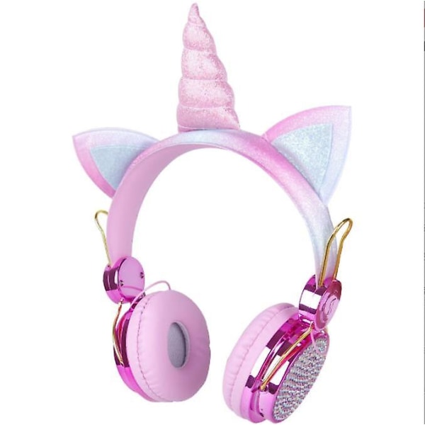 Barn Unicorn Headset Trådlöst Bluetooth