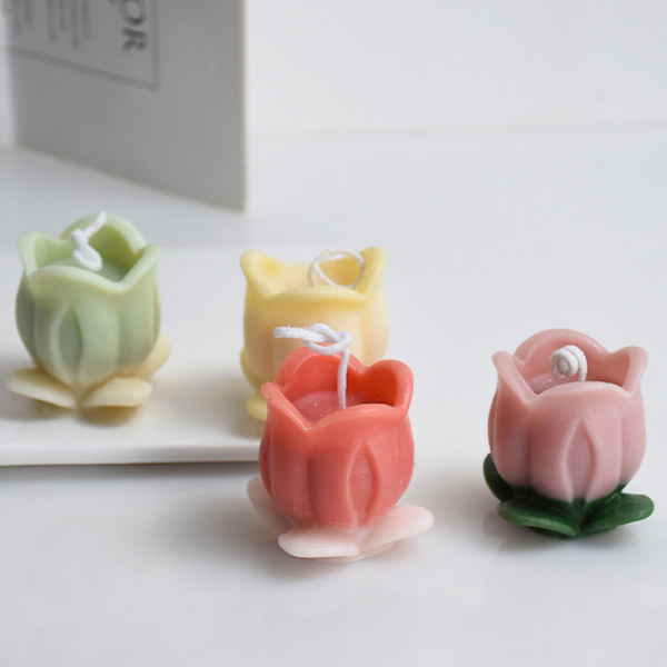 Form - 2 stk 3D Blomsterformede Silikonforme