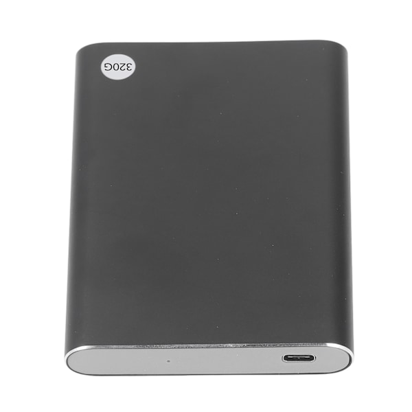 2.5in HDD Externt Chassi Typ C USB3.1 Upp till 10Gbps Ultra Slim Portabel Extern Hårddisk Mobil Hårddisk för PC Laptop Svart 320GB