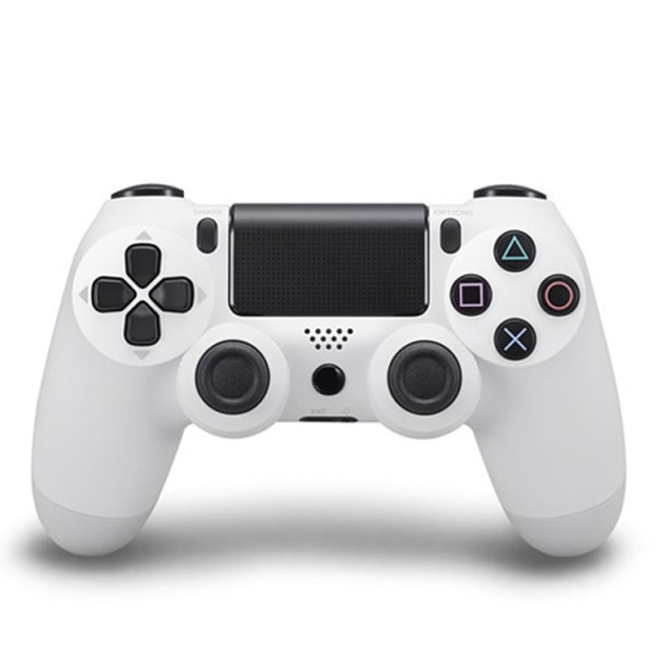 Trådløs Bluetooth-controller til Playstation 4, Hvid White