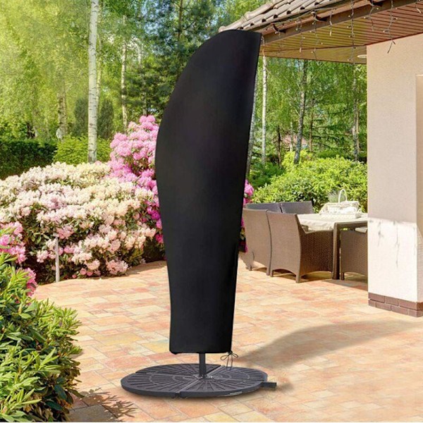 280 cm: 30*81*45 cm Ulkokäyttöön tarkoitettu sateenvarjon suojus, banaanisateenvarjon suojus, 420D Oxford-kangasta, suuri aurinkovarjon suojus, ulkokalusteiden suojaamiseen sisätiloissa