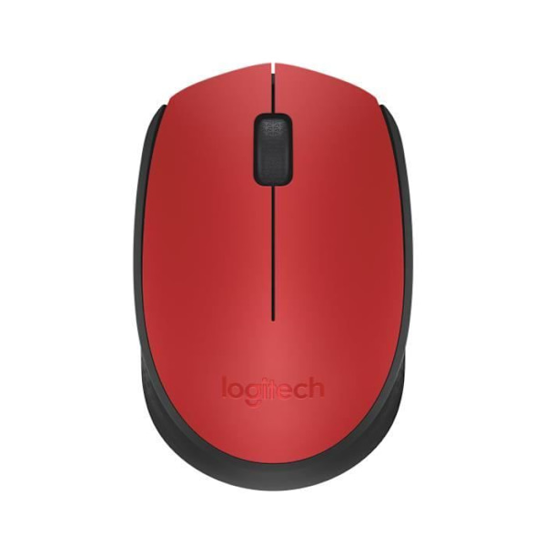 LOGITECH - M171 Ambidextrous langaton hiiri - punainen - Pitkä kantama