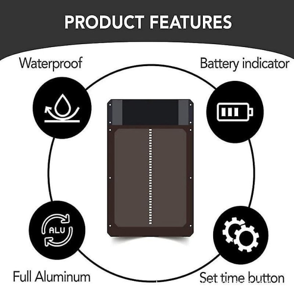 Automatic Chicken Coop Door Opener ,light Sensing Automatic Chi BROWN