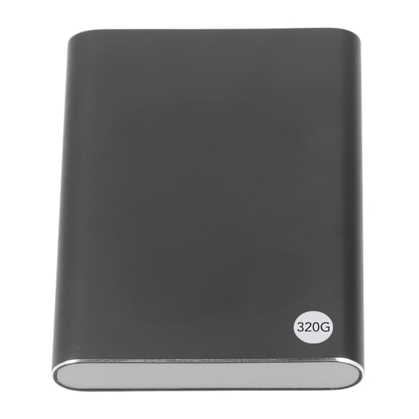 2.5in HDD Externt Chassi Typ C USB3.1 Upp till 10Gbps Ultra Slim Portabel Extern Hårddisk Mobil Hårddisk för PC Laptop Svart 320GB