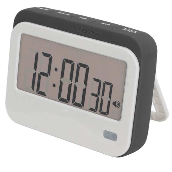 Stor Digital Timer Väckarklocka Tyst Liten Digital Kökstimer för Matlagning Studier Resor Kroppsbyggning CR 320SP Grå