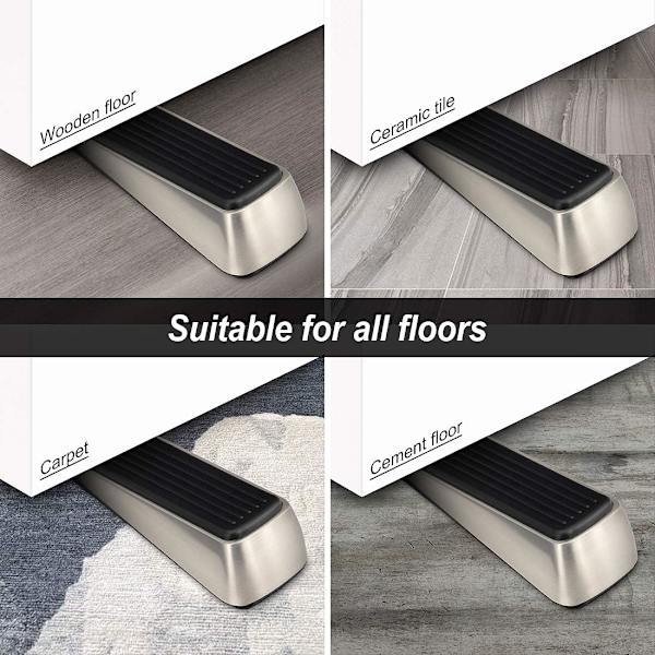 Dörrstoppare, 2-delat dörrblock, golvdörrstoppare