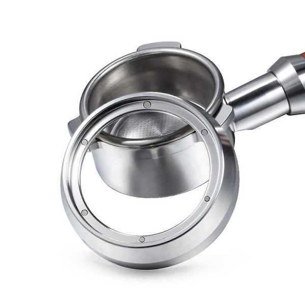 53/51 mm Espresso doseringstragt rustfrit stål kaffedoseringsring med magnet kompatibel med 54mm