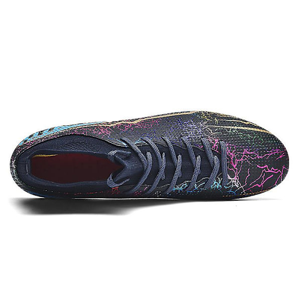 Fodboldstøvler til mænd Anti-slip Fodboldstøvler til mænd, Græs Fodbold Sneakers 2L2311-1 Black 36