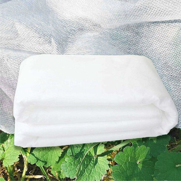 Vinterdækken til planter 30g/m2, 2,5 x 10 m Plantebeskyttelse om vinteren, non-woven fleece Plantedækken til vinteren, Rulledækken til beskyttelse af haveplanter