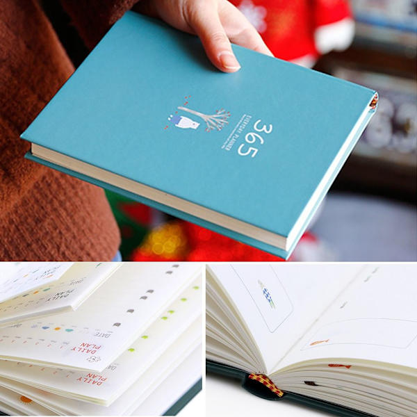 Weekly Notebook Planner Book BLÅ blue