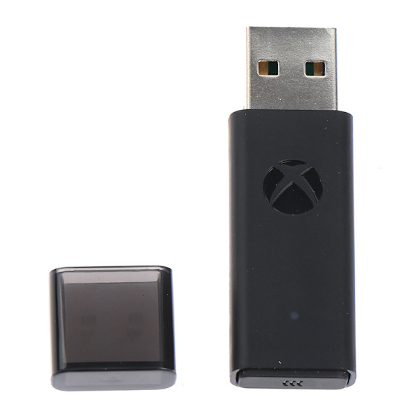 Trådløs adapter for Xbox One-kontroller 10 2.G PC-mottaker Black one size