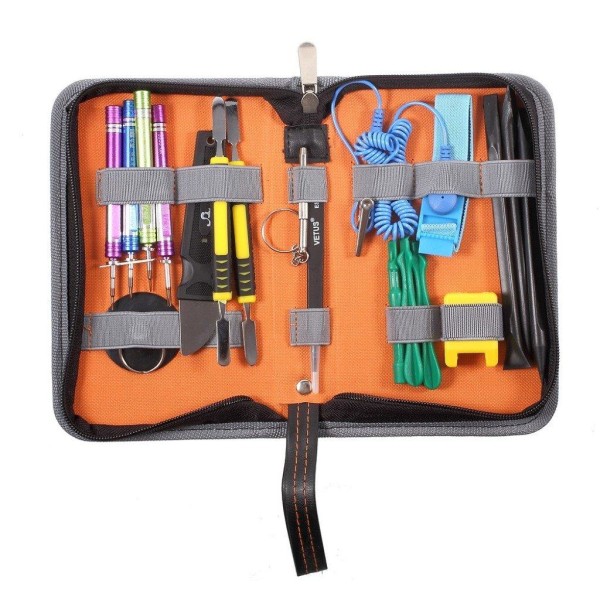19-i-1 værktøjssæt med taske reparation Iphone multicolor