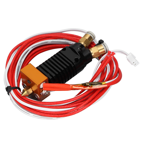 2-i-1 Ut Hotend Kit 2 Färger Metall 12V 3D-skrivare Extruder med Silikonskydd Skruvar för Ender 3 för CR10S Pro24V