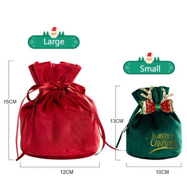 2ST Gavepose Epleveske RØD LITEN red Small