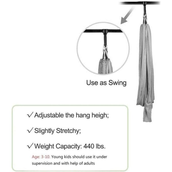 Therapy Swing Sensory Swing Indendørs Therapy Swing for voksne Red