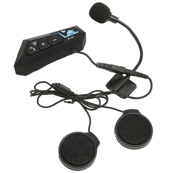 Hjelm Bluetooth Headset Multifunktionel Støjreduktion Vindtæt Bluetooth 5.0 Intercom Headset til Cykling