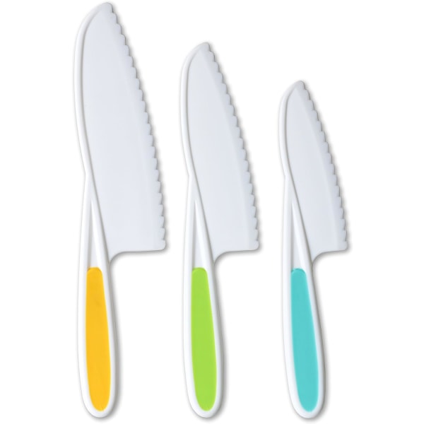 Tovla Jr. Knivar för barn 3-delad köksbakkniv i nylon