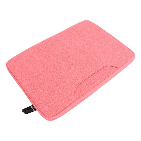 14,1–15,4 tommers Laptop Håndveske Metallglidelås Stor Kapasitet Beskyttende Laptop Sleeve Veske Rosa