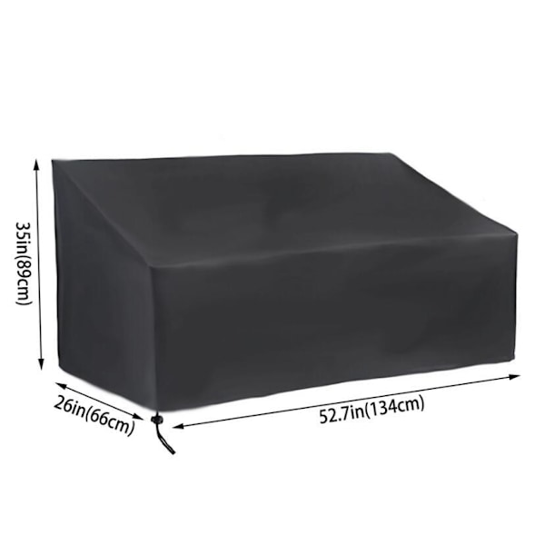 Vattentätt Uteplatsöverdrag 2/3/4-sits Soffa Loveseat Möbelöverdrag