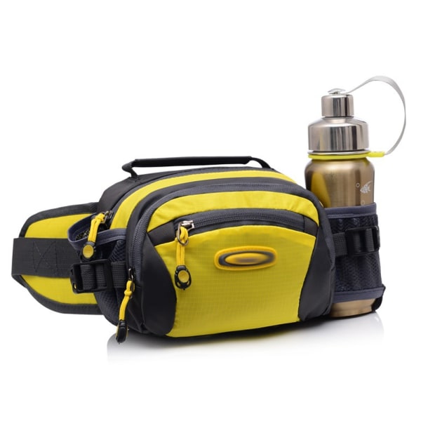 Urheilu-monitoiminen käsilaukku-pyöräily- ja juoksureppu-outd yellow