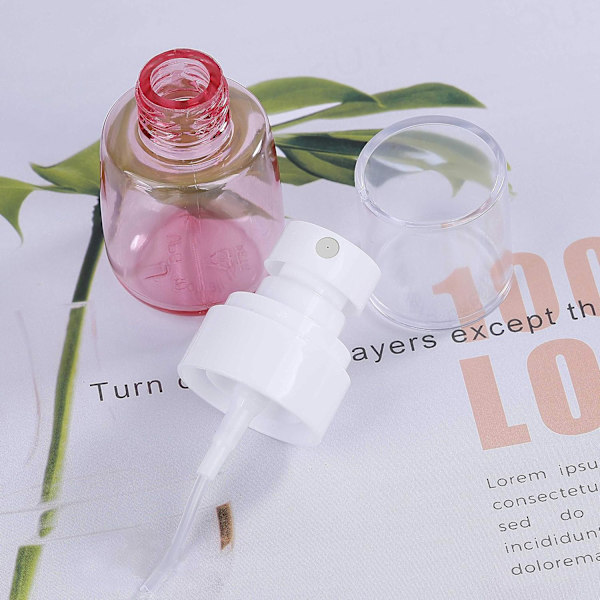 Sumutepullo (30 ml), läpinäkyvä uudelleenkäytettävä muovi Tom Travel Spr