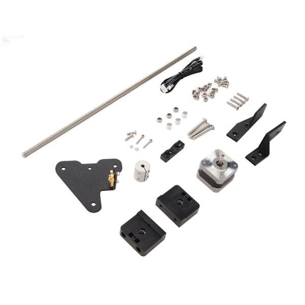 Dubbel Z-axel Kit Stabil Struktur Stark Metall Enkel Installation Ledarsskruv Uppgraderingskit för Ender 3 Pro V2 3D-skrivare