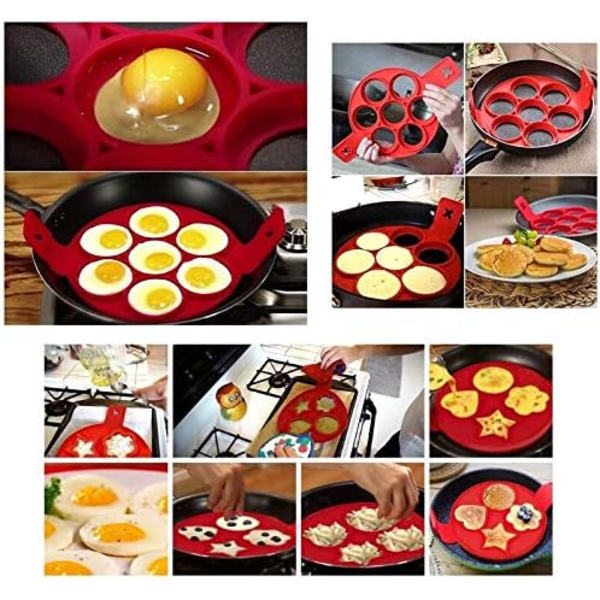 Pannkaka form maker, Mini pannkakor maker, Nonstick Silikon Bakin