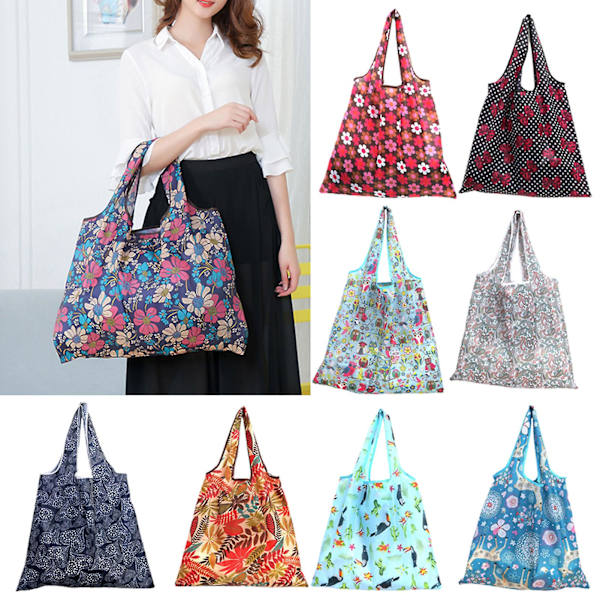Indkøbspose Tryk Foldbar Polyester Casual L