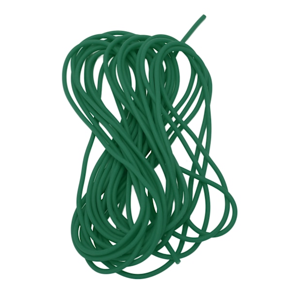 Elastiskt Rep Stretch Cord 2.1mm 5m Solid Latex Höghållfast Elastisk Snöre för Tennisträning Utomhussporter Grön