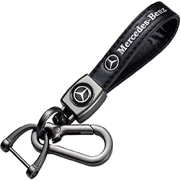 Læder nøglering Krok nøgleholder med bilmærke logo fjederklips & ring LEXUS
