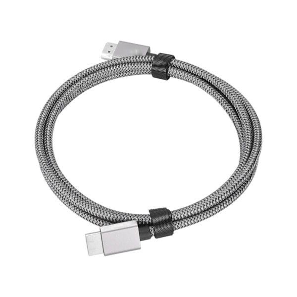 8k High Definition Multimedia Interface-kabel 1,5 meter 12 Bit Färg 48Gbps 4K 120HZ 8K 60HZ Projektionskabel för TV Silver