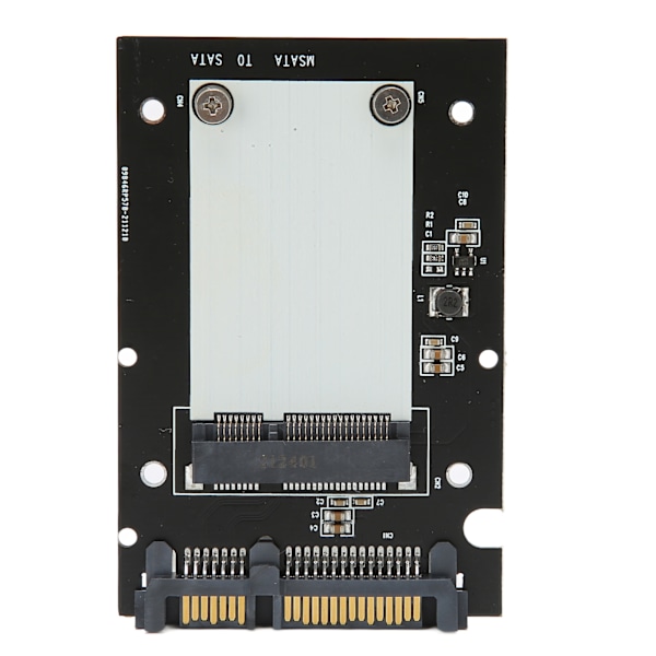 MSATA til SATA III Adapter 6Gbps Hurtig Overførsel Masselager Interface PCB med SATA Interface til Stationær Computer SSD