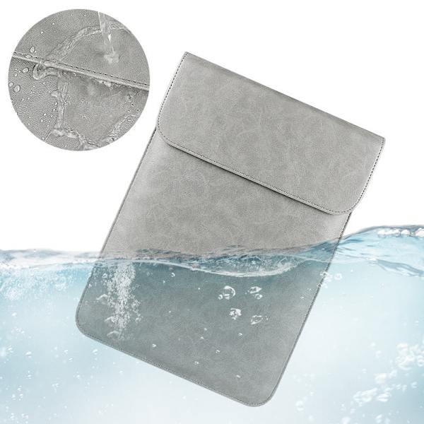 Case för 11 12 13 14 15 17 tum för MacBook Huawei Surface datorväska No029 gray(with packet) 14.1-15.4(Macbook16)inch