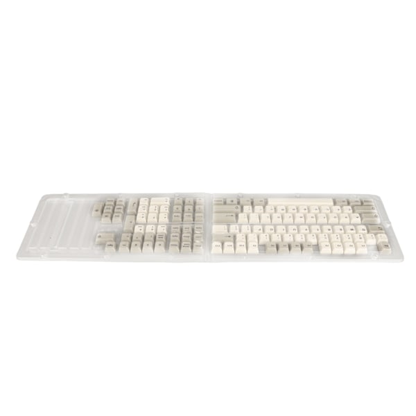 Tangentbordstangenter Retro Grå Vit 122 Tangenter PBT Tema Tangent XDA Höjd Sublimering DIY Tangenter för Mekaniskt Tangentbord