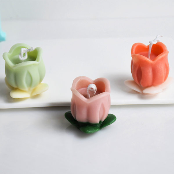 Form - 2 stk 3D Blomsterformede Silikonforme