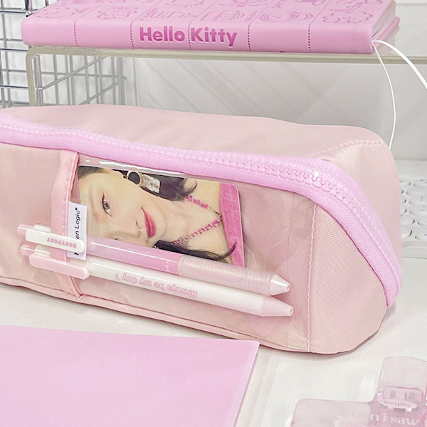 e Pencil Bag Students Big Pouch Brevpapper Skolmaterial A2