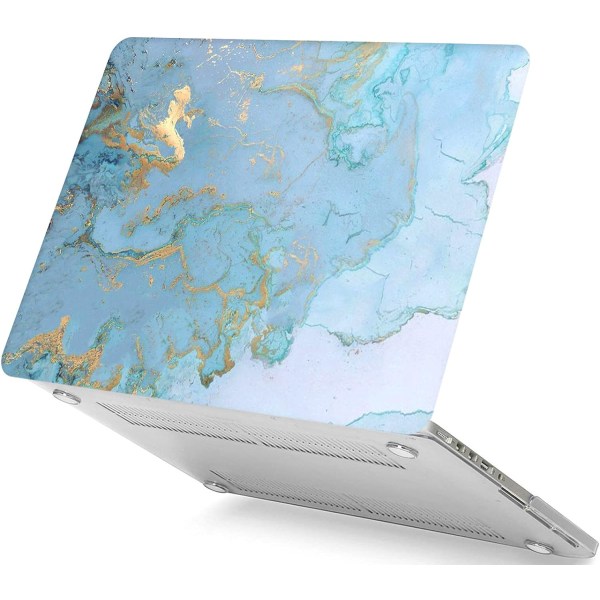 Blå Marble Laptop Skal - MacBook Air 13 tums case