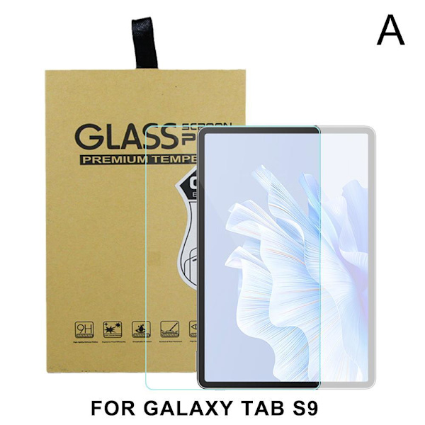 1X karkaistu lasi näytönsuoja Samsung Galaxy Tab S:lle for Galaxy Tab S9 one-size