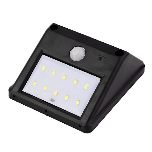 10-LED Solar Power Motion Sensor Vägglampa utomhus