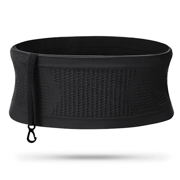 ultifunktionell stickad andningsbar dold midjeväska Portable Swe Black M