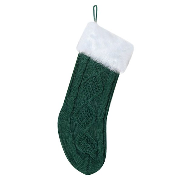 Julstrumpor Ull Stickad GRÖN Green