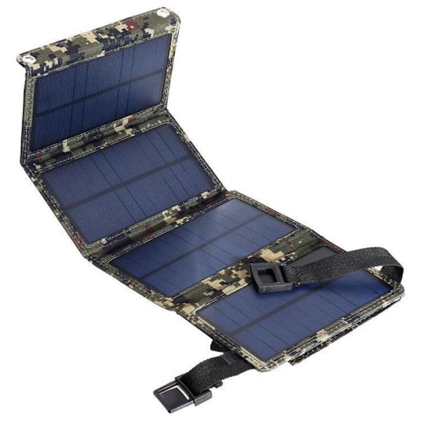 Utomhus Mobiltelefon Solpanel Laddningsväska Liten Storlek Portabel Solpanel Vikbar Väska
