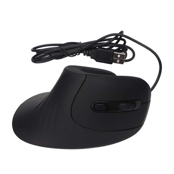 Kablet Vertikal Mus 6 Knapper 800‑1200‑2400‑3200 DPI USB Kablet Vertikal Ergonomisk Mus for Gaming Kontor