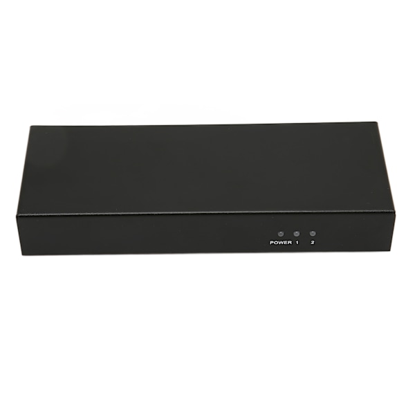 DVI Splitter 1 inn 2 ut Støtte 30 36bit Farge 4K Tapløs Overføring Doble Skjermer Distribusjon Duplikator 100‑240V EU Plugg