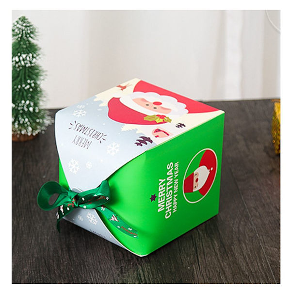 Äppellåda Fredsfruktförpackning Julklapp RÖD