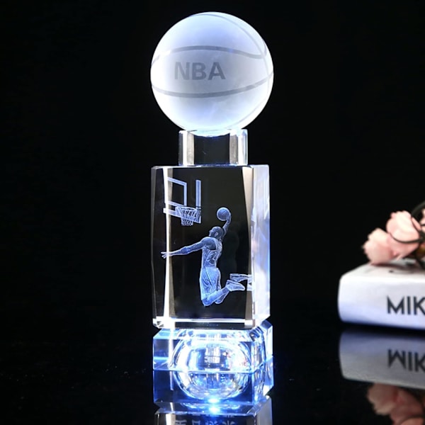 Soveværelsesnatlysdekorationer - Kobe Dunk 3D NBA Basketball