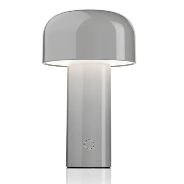 LED Kreativ Svampe Genopladelig Bordlampe 3w 3 Belysning gray