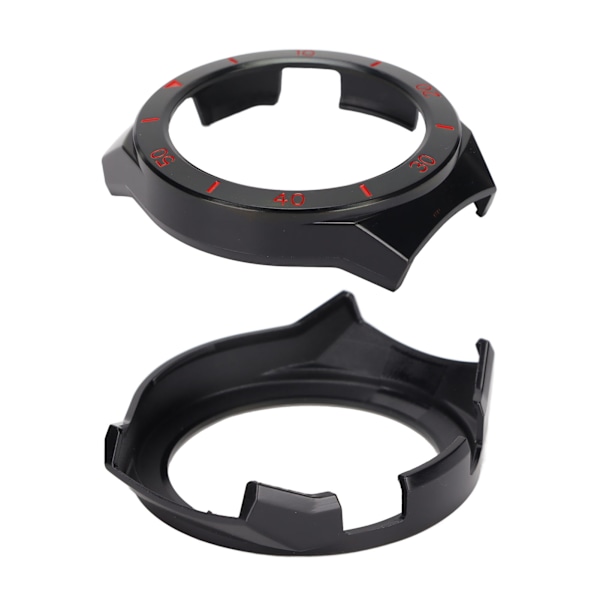 Skyddsfodral för Huawei Watch GT 2E Klockarmband Skärmskydd Skal Stötfångarram (Svart Röd)