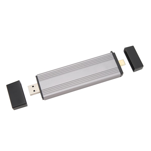 M.2 Nvme PCIE NGFF SATA SSD -kotelo USB3.2 Gen2 Type C 10 Gbps tukee 2 TB tallennustilaa, alumiiniseos SSD -koteloadapteri