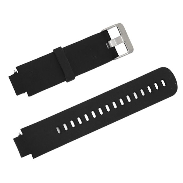 Smartwatch Ersättningsarmband Silikon Klockarmband Enfärgat för Amazfit Verge 3 Svart